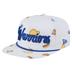 White Golden State Warriors Team Cheer Rope 19TWENTY Adjustable Hat sale | NBA