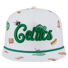 White Boston Celtics Team Cheer Rope 19TWENTY Adjustable Hat | NBA