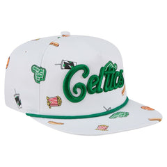 White Boston Celtics Team Cheer Rope 19TWENTY Adjustable Hat | NBA