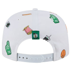 White Boston Celtics Team Cheer Rope 19TWENTY Adjustable Hat | NBA