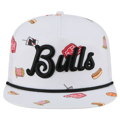 White Chicago Bulls Team Cheer Rope 19TWENTY Adjustable Hat | NBA