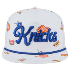 White New York Knicks Team Cheer Rope 19TWENTY Adjustable Hat | NBA