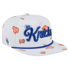White New York Knicks Team Cheer Rope 19TWENTY Adjustable Hat | NBA