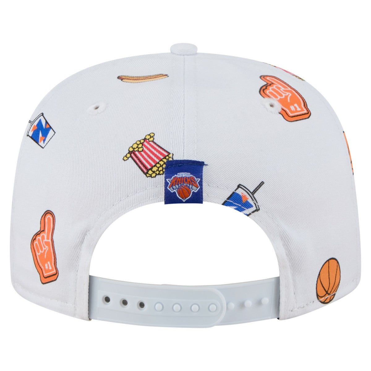 White New York Knicks Team Cheer Rope 19TWENTY Adjustable Hat | NBA