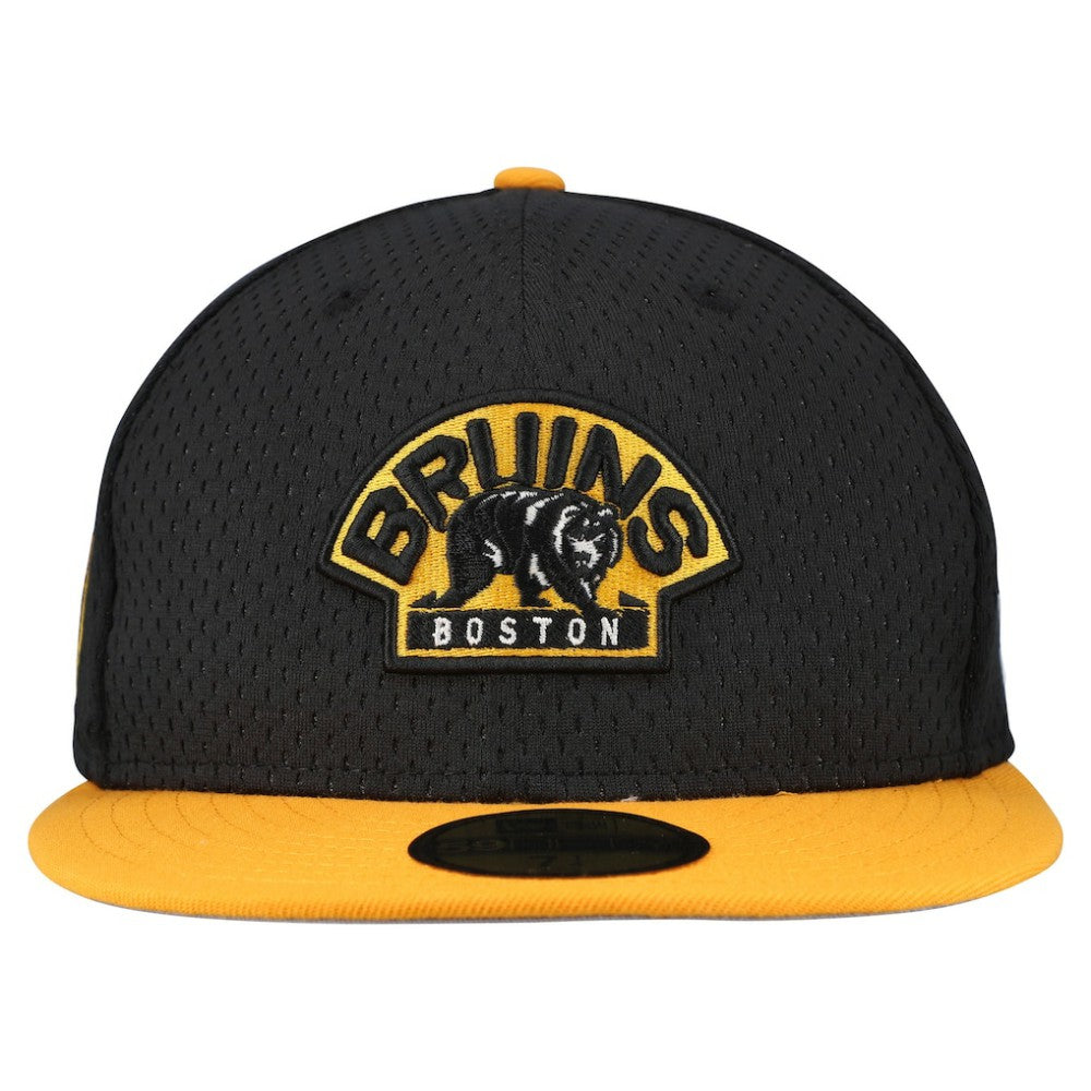Boston Bruins New Era Mesh Crown Two-Tone 59FIFTY Fitted Hat -  NHL Hats