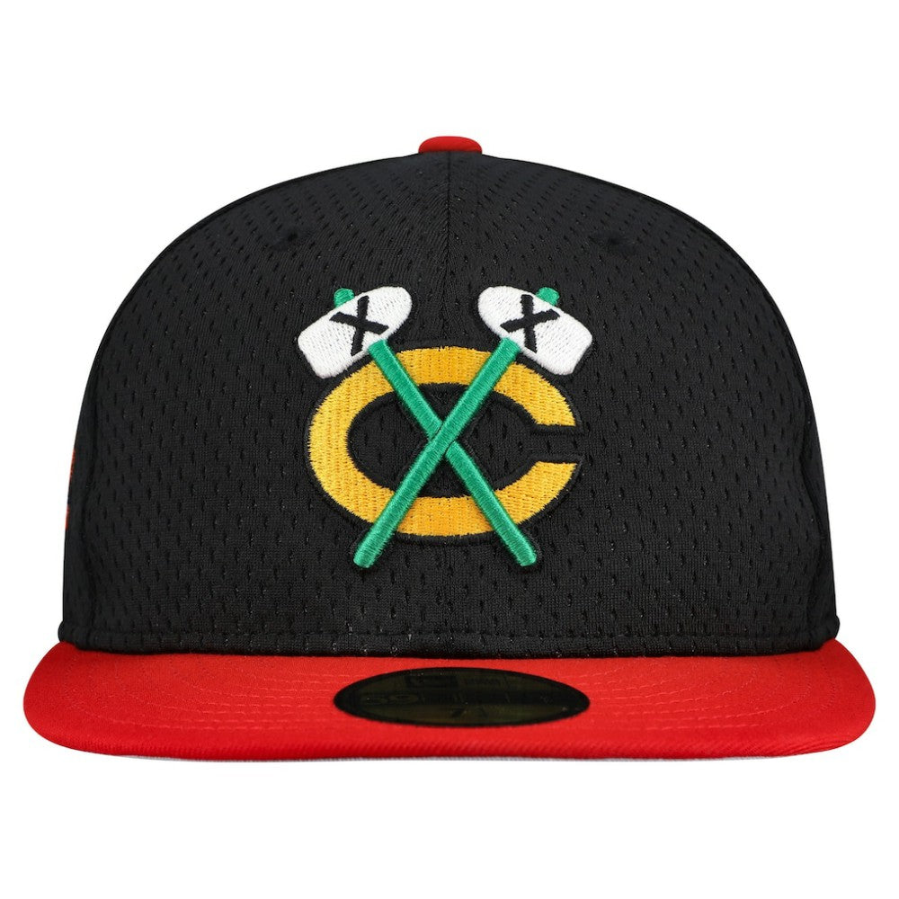 Chicago Blackhawks New Era Mesh Crown Two-Tone 59FIFTY Fitted Hat -  NHL Hats