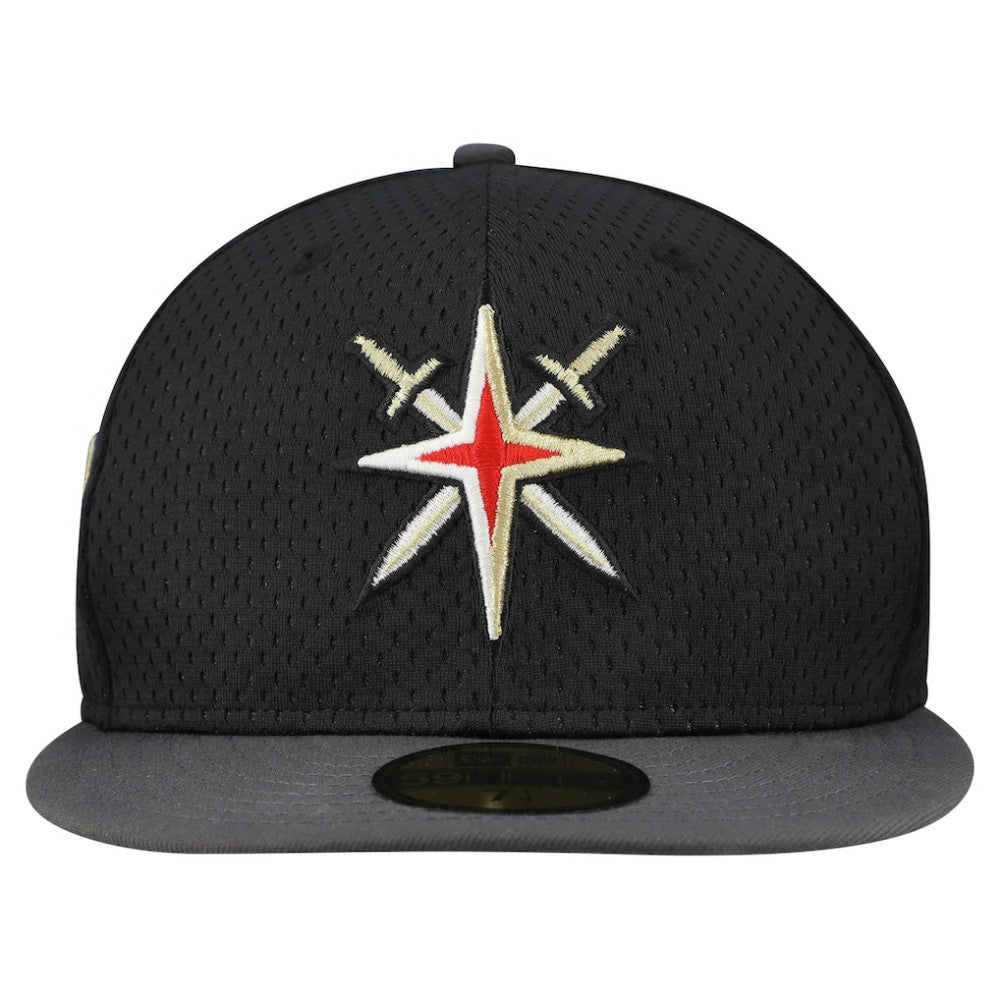 Vegas Golden Knights New Era Mesh Crown Two-Tone 59FIFTY Fitted Hat -  NHL Hats