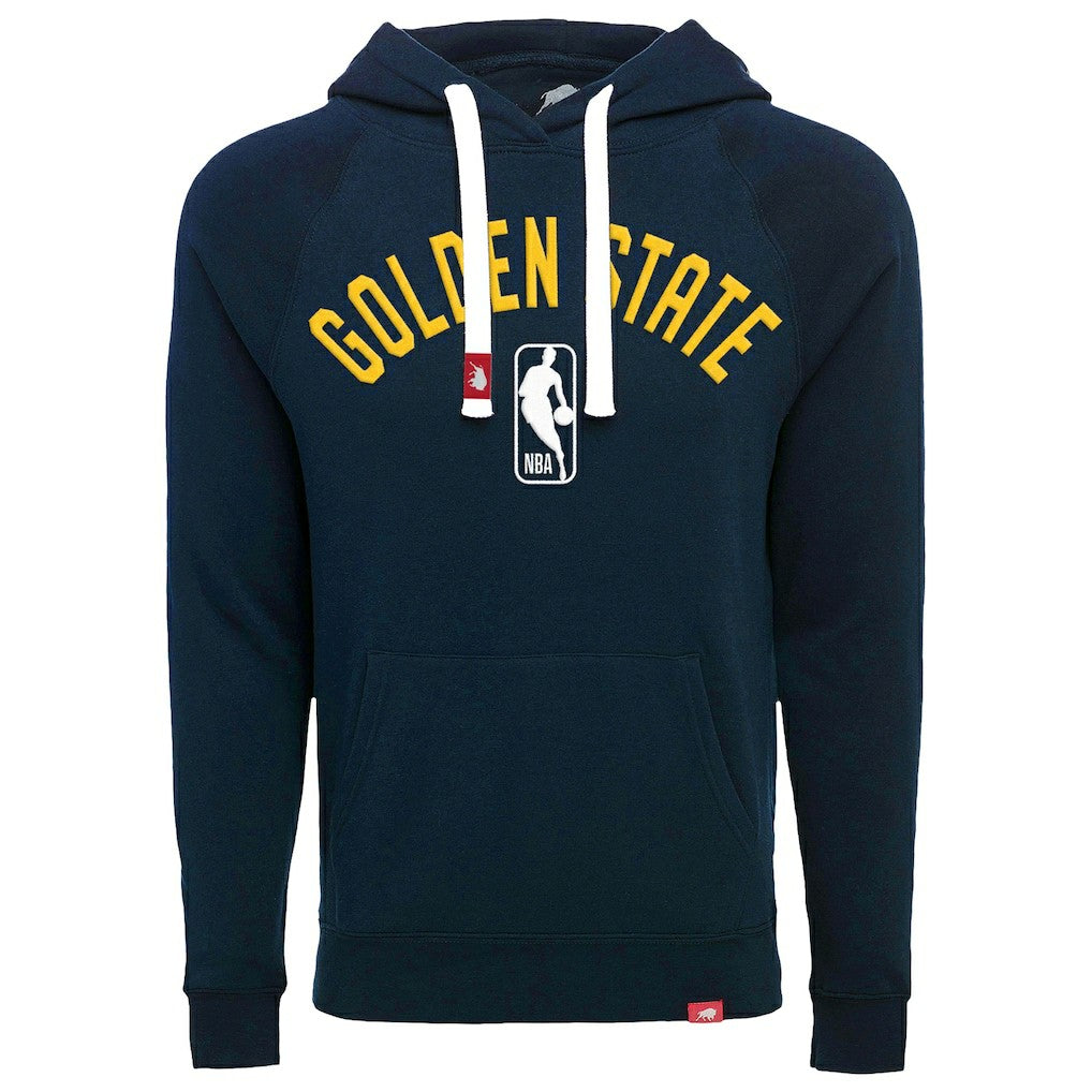 Navy Golden State Warriors Sportiqe Unisex Olsen Tri-Blend Pullover Hoodie sale | NBA
