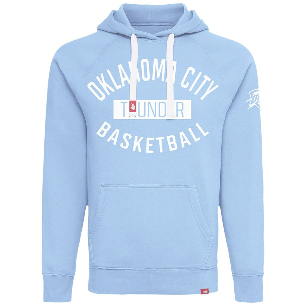 Light Blue Oklahoma City Thunder Sportiqe Unisex Olsen Tri-Blend Pullover Hoodie | NBA