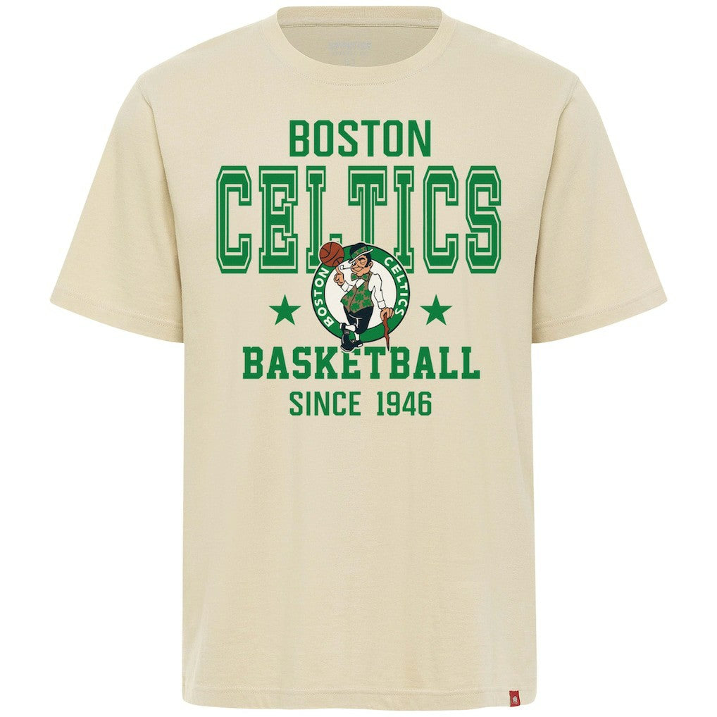 Cream Boston Celtics Sportiqe Unisex Duke Premium T-Shirt | NBA