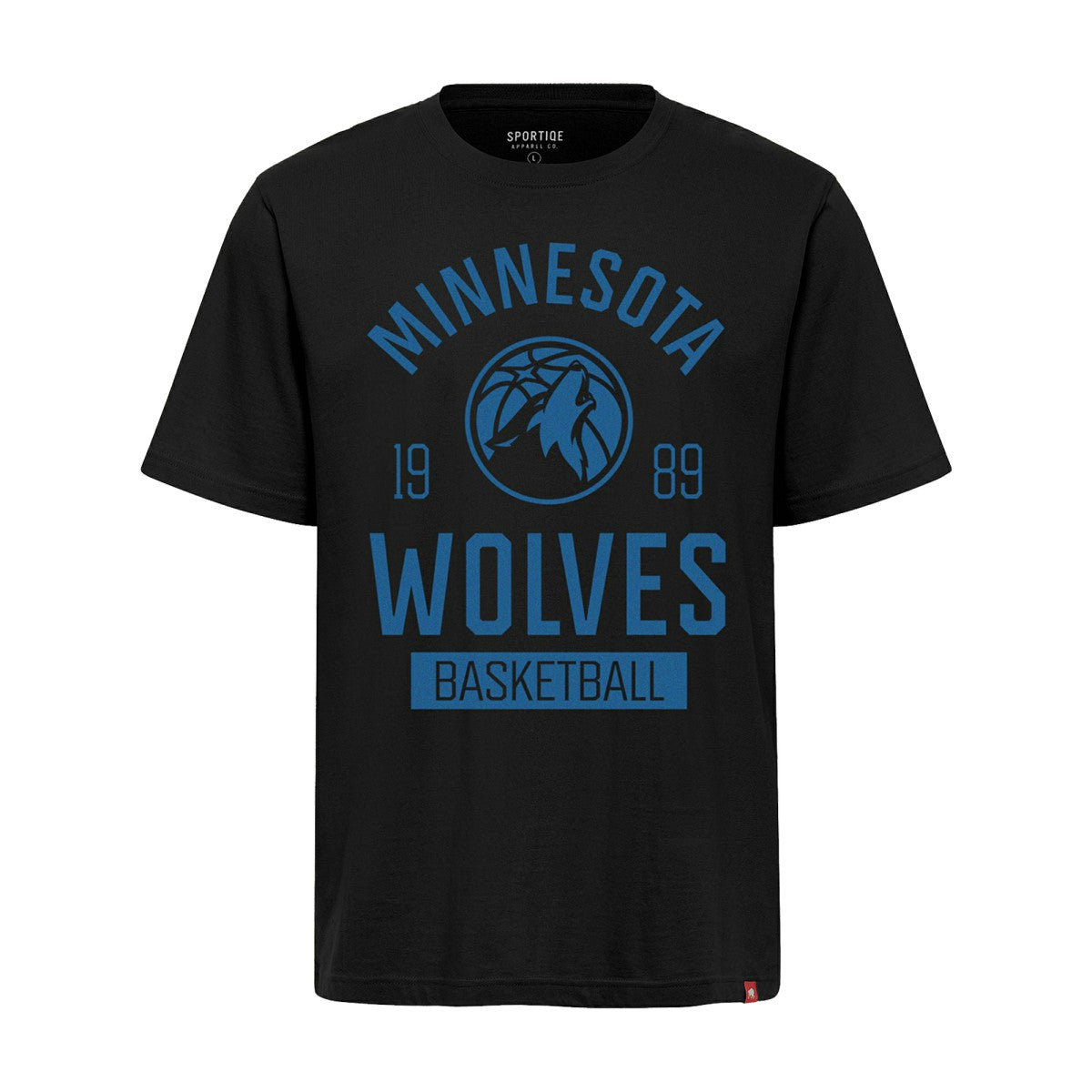 Black Minnesota Timberwolves Sportiqe Unisex Duke Premium T-Shirt | NBA