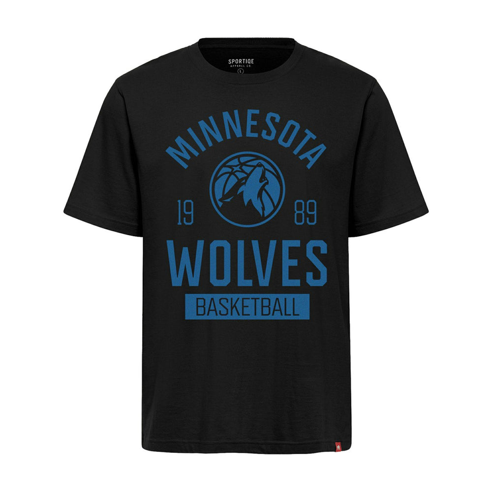 Black Minnesota Timberwolves Sportiqe Unisex Duke Premium T-Shirt | NBA