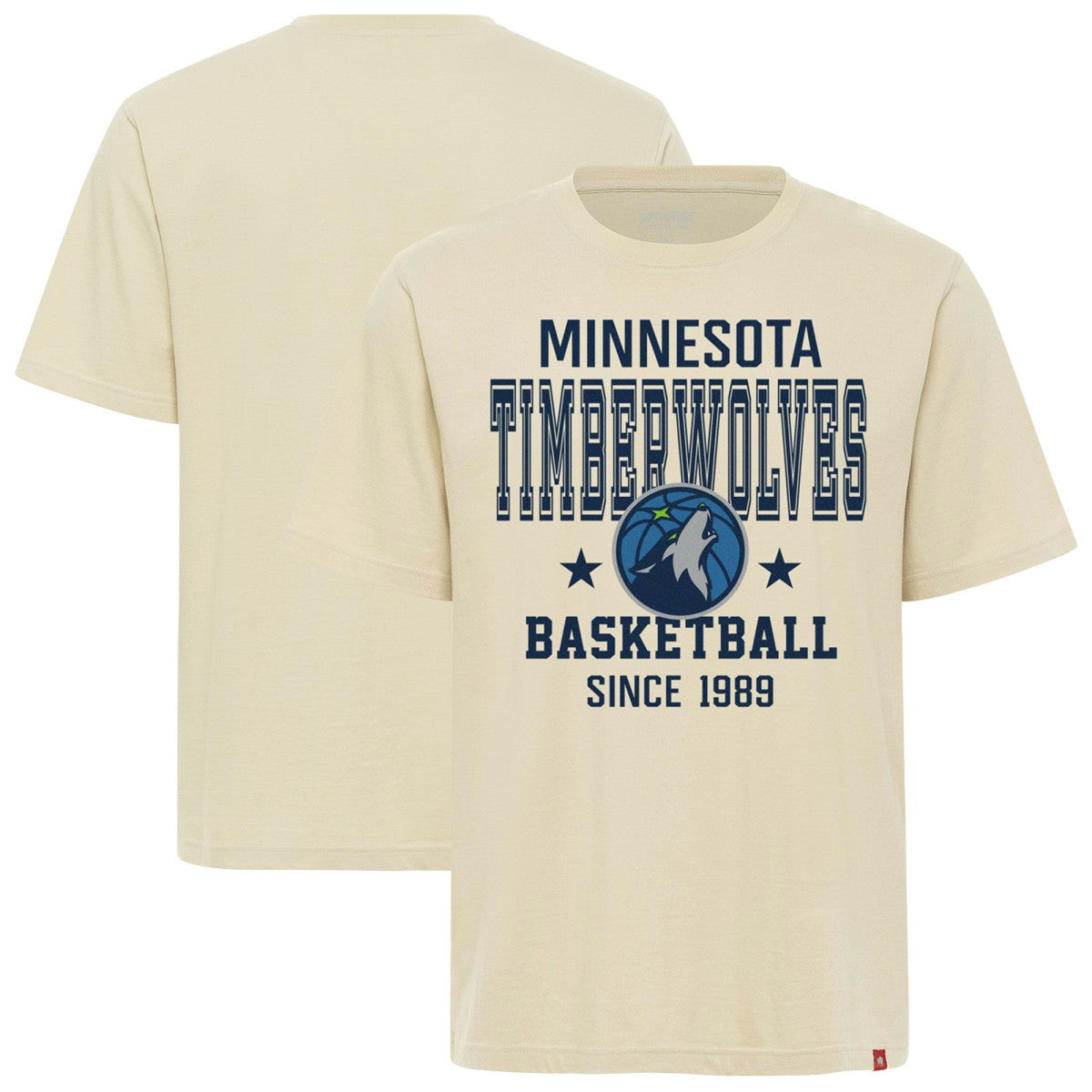 Cream Minnesota Timberwolves Sportiqe Unisex Duke Premium T-Shirt | NBA