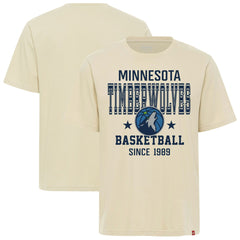 Cream Minnesota Timberwolves Sportiqe Unisex Duke Premium T-Shirt | NBA