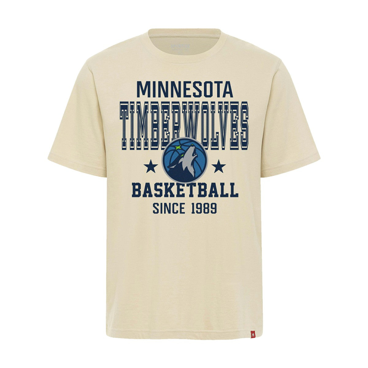 Cream Minnesota Timberwolves Sportiqe Unisex Duke Premium T-Shirt | NBA