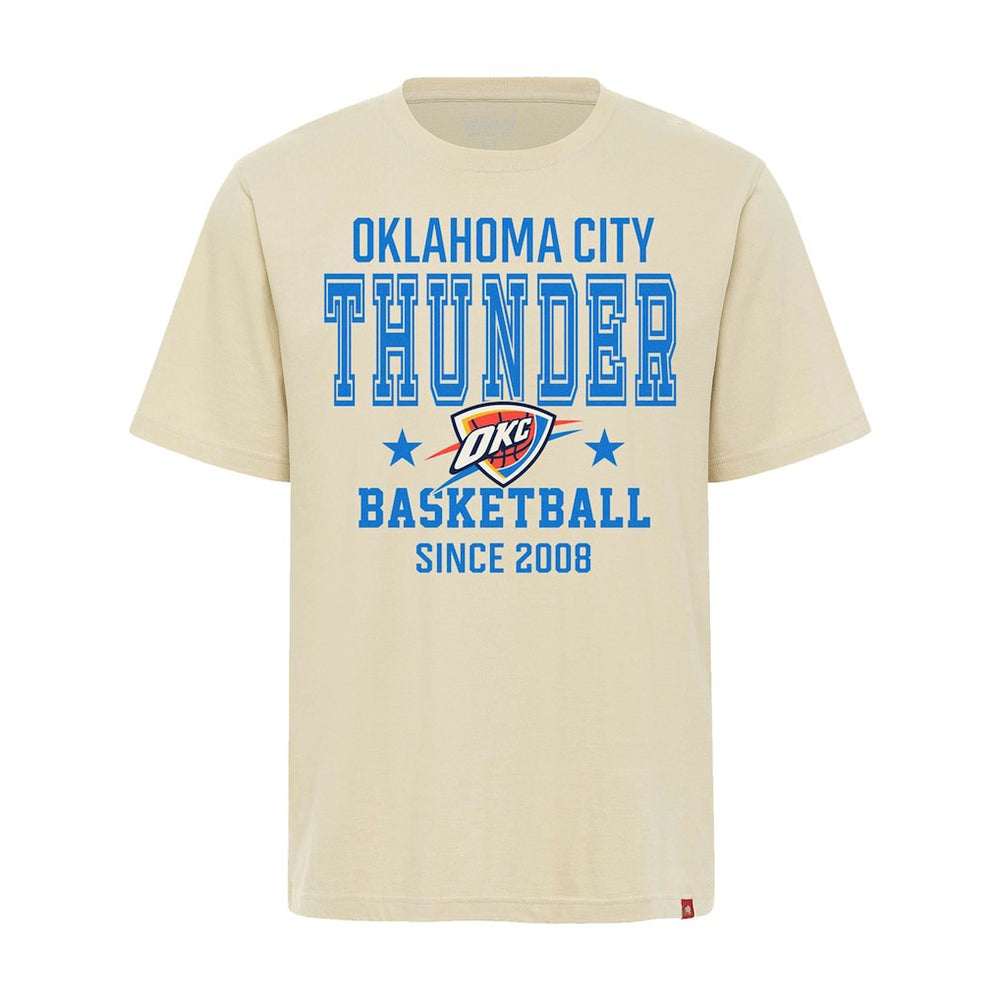 Cream Oklahoma City Thunder Sportiqe Unisex Duke Premium T-Shirt | NBA