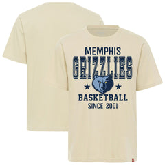 Cream Memphis Grizzlies Sportiqe Unisex Duke Premium T-Shirt | NBA