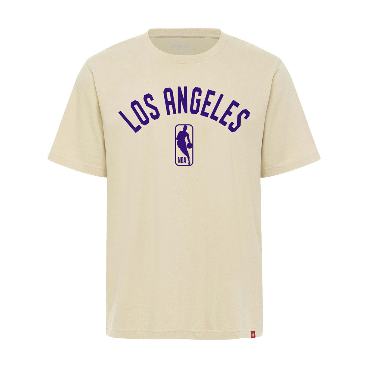 Cream Los Angeles Lakers Sportiqe Unisex Duke Premium T-Shirt | NBA