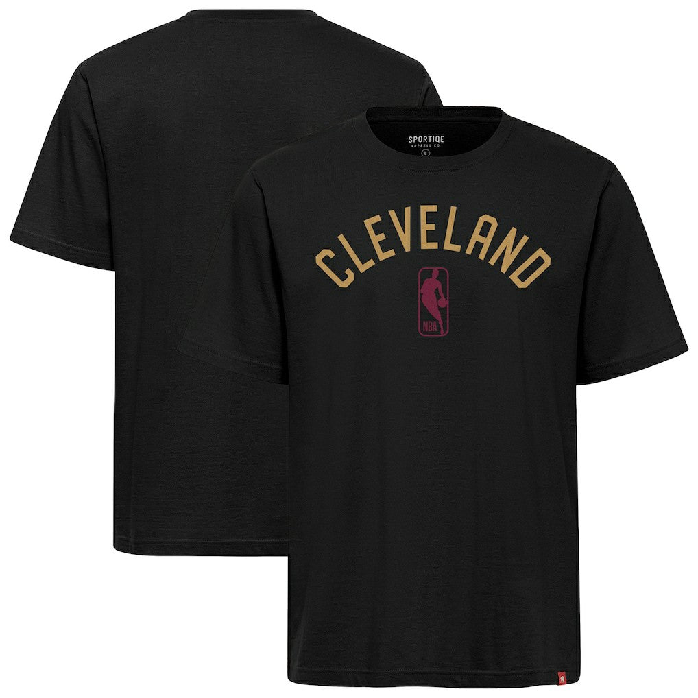 Black Cleveland Cavaliers Sportiqe Unisex Duke Premium T-Shirt sale | NBA