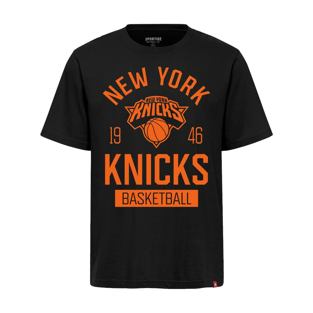 Black New York Knicks Sportiqe Unisex Duke Premium T-Shirt | NBA