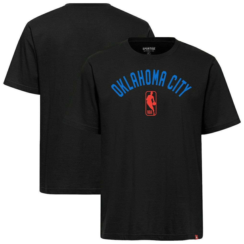 Black Oklahoma City Thunder Sportiqe Unisex Duke Premium T-Shirt | NBA