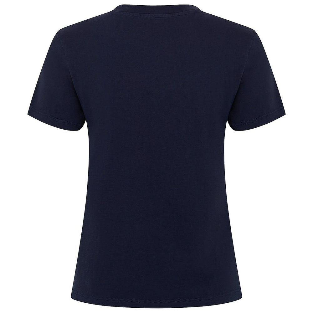 Navy New York Knicks Sportiqe Women's Arcadia Boxy T-Shirt | NBA