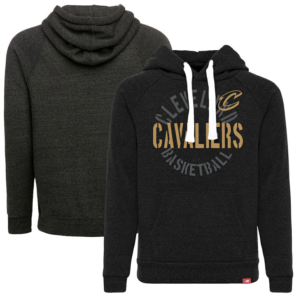 Black Cleveland Cavaliers Sportiqe Youth Olsen Tri-Blend Pullover Hoodie sale | NBA