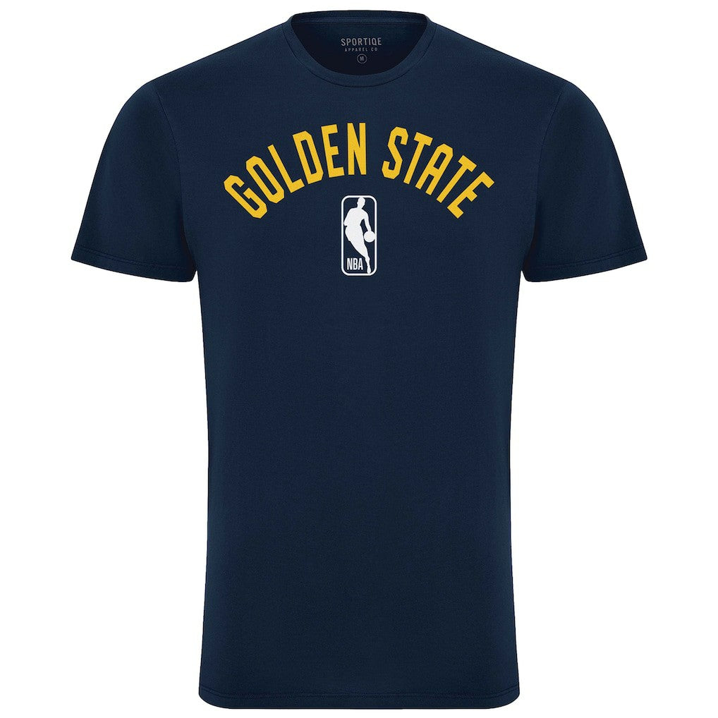 Navy Golden State Warriors Sportiqe Unisex Bingham T-Shirt sale | NBA