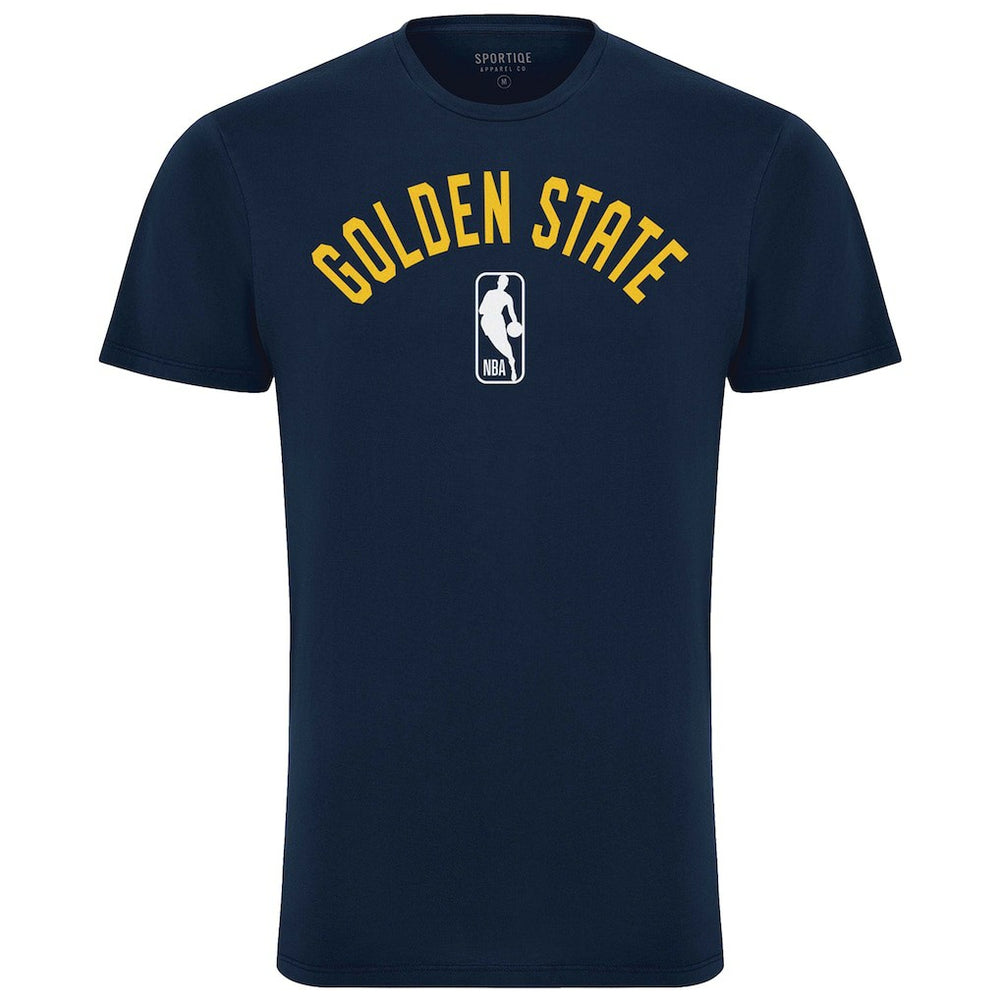 Navy Golden State Warriors Sportiqe Unisex Bingham T-Shirt sale | NBA