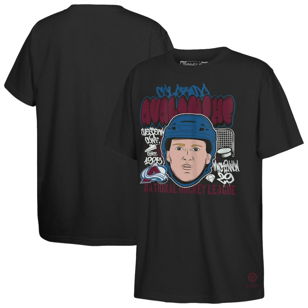 Nathan MacKinnon Colorado Avalanche Mitchell & Ness Youth Caricature T-Shirt -  NHL T-shirts