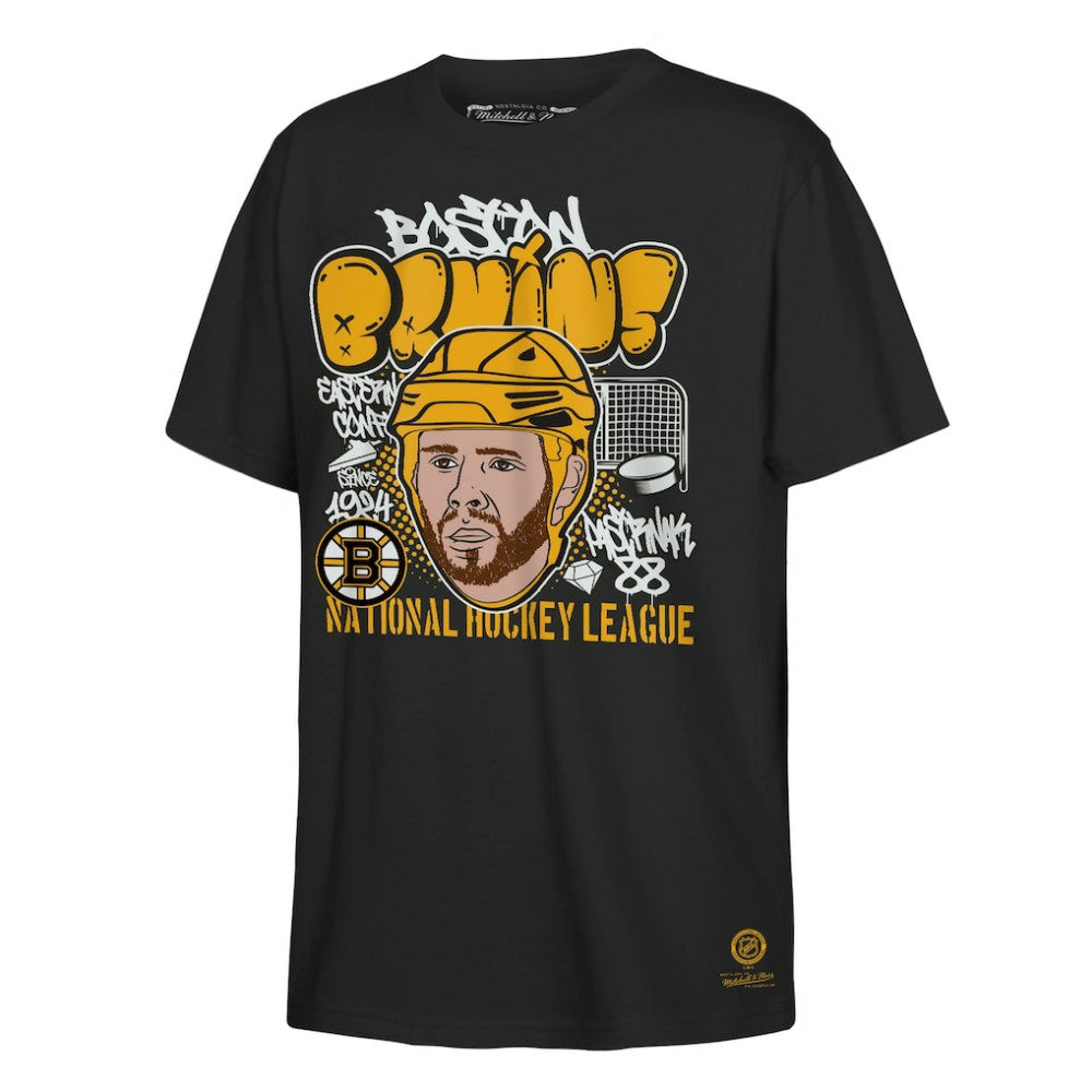 David Pastrnak Boston Bruins Mitchell & Ness Youth Caricature T-Shirt -  NHL T-shirts