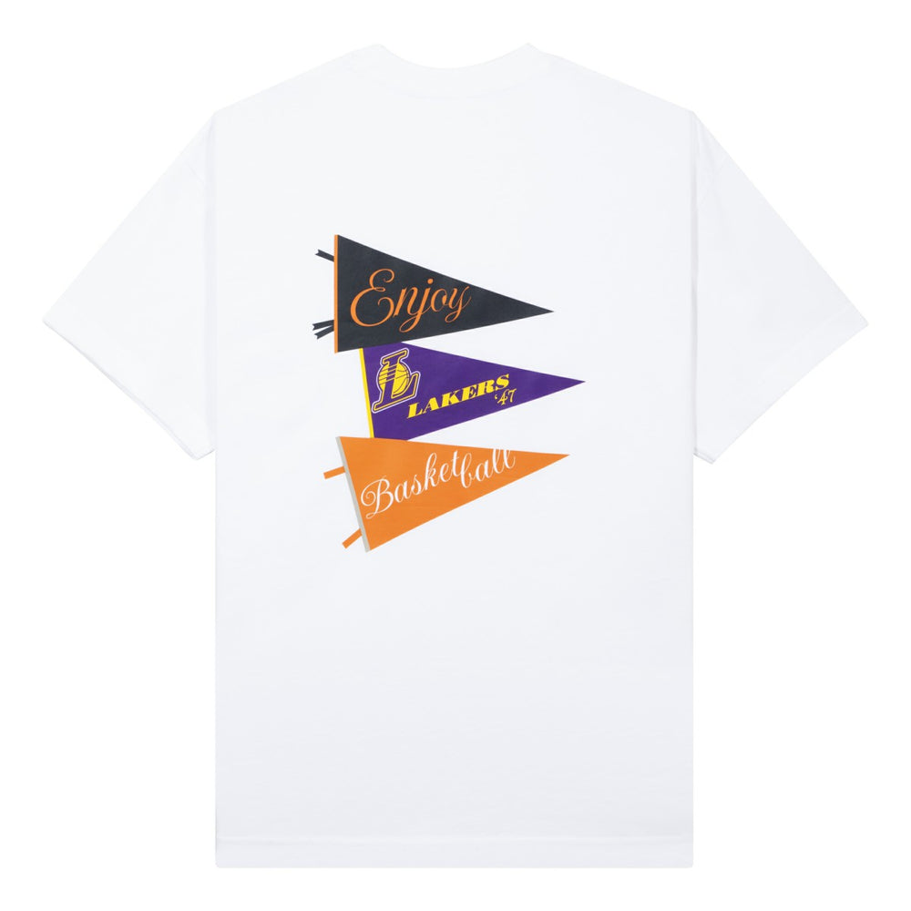 Enjoy Basketball x Los Angeles Lakers Unisex Hoop Enthusiast Capsule Collection T-Shirt - White for sale | NBA