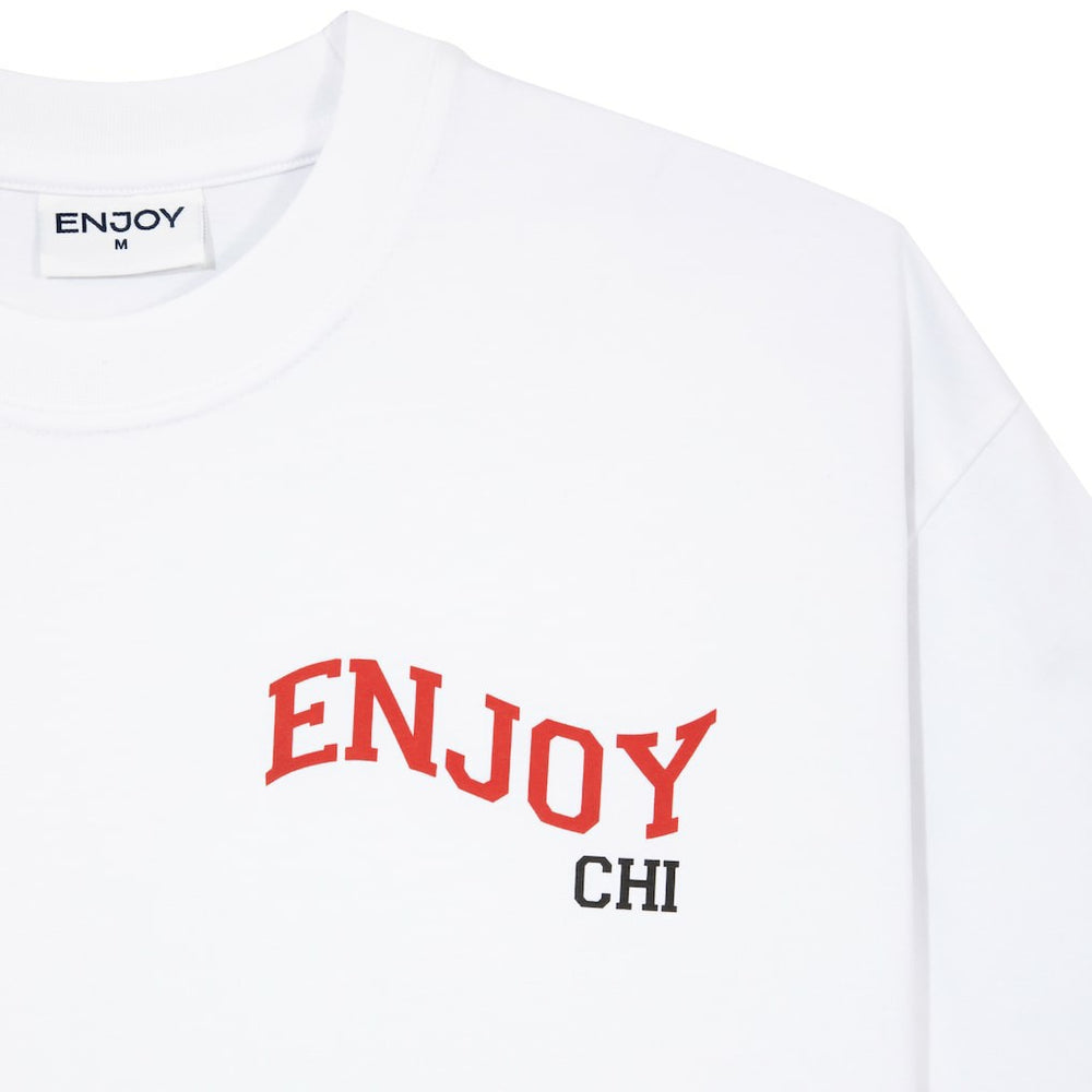 Enjoy Basketball x Chicago Bulls Unisex Hoop Enthusiast Capsule Collection T-Shirt - White outlet | NBA
