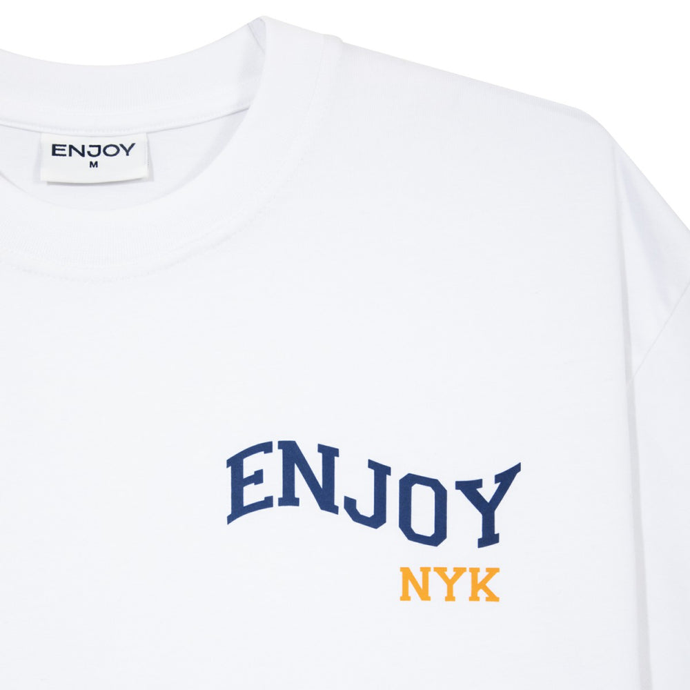Enjoy Basketball x New York Knicks Unisex Hoop Enthusiast Capsule Collection T-Shirt - White sale | NBA