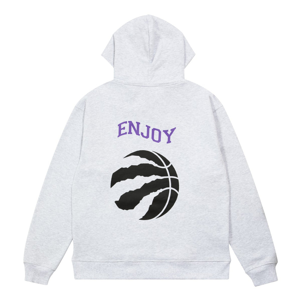 Enjoy Basketball x Toronto Raptors Unisex Hoop Enthusiast Capsule Collection Pullover Hoodie - Heather Gray for sale | NBA