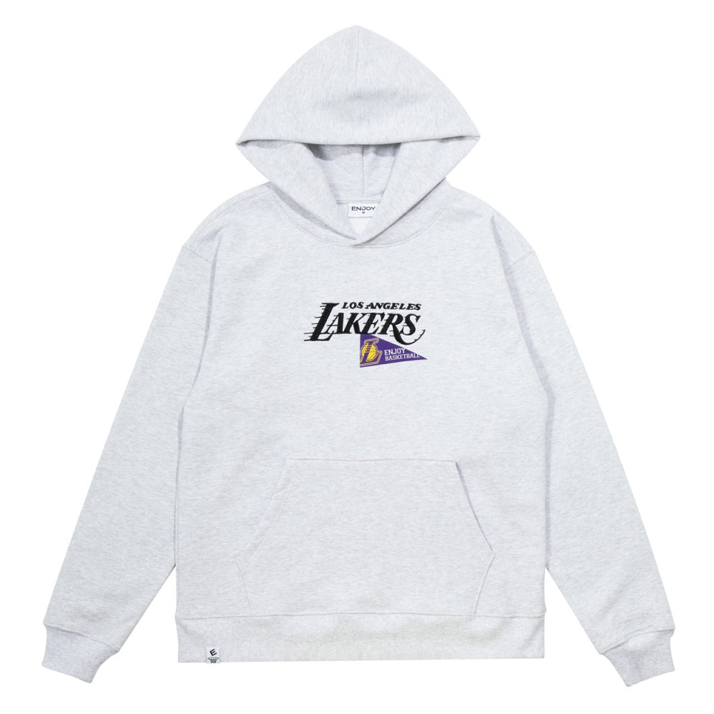 Enjoy Basketball x Los Angeles Lakers Unisex Hoop Enthusiast Capsule Collection Pullover Hoodie - Heather Gray shop | NBA