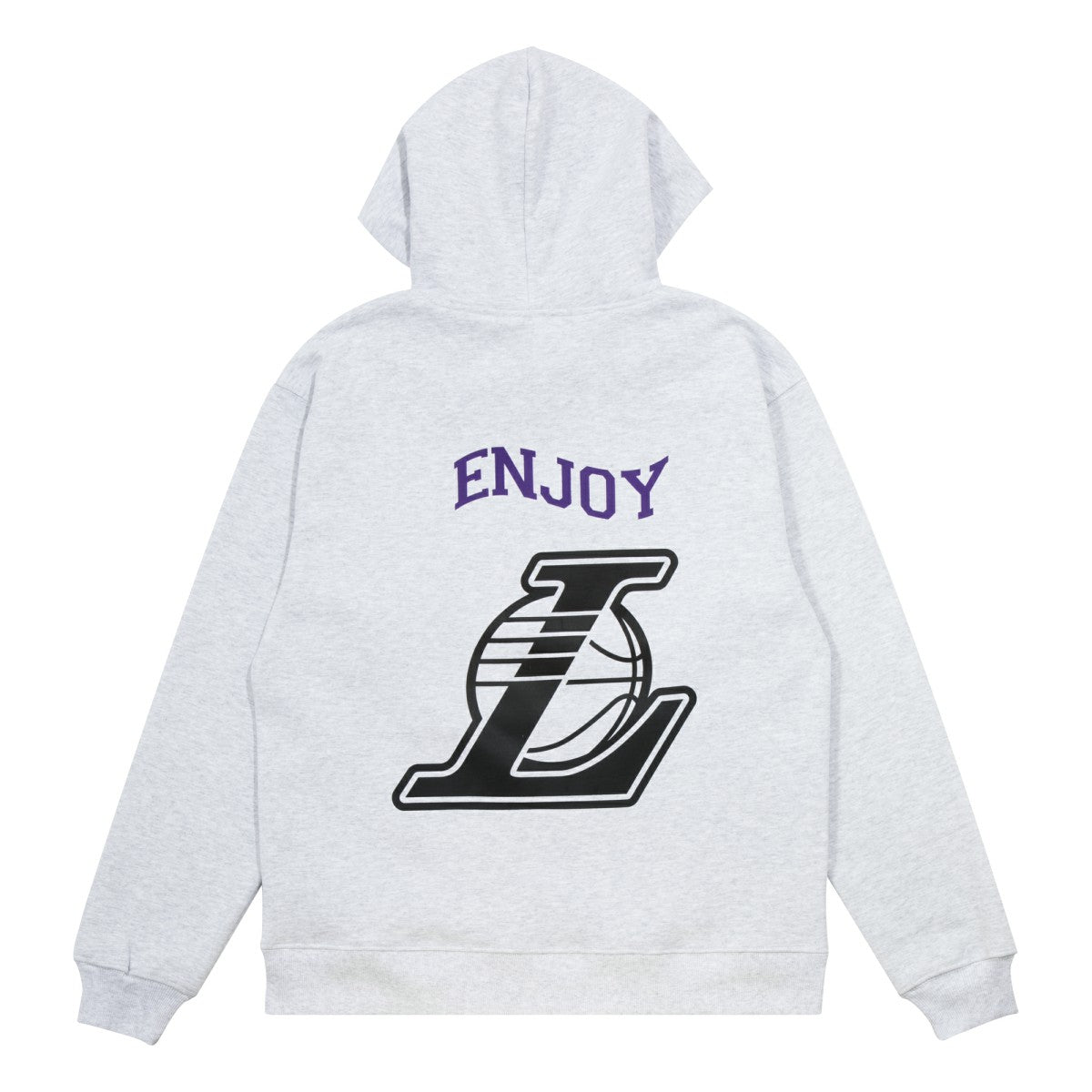 Enjoy Basketball x Los Angeles Lakers Unisex Hoop Enthusiast Capsule Collection Pullover Hoodie - Heather Gray shop | NBA