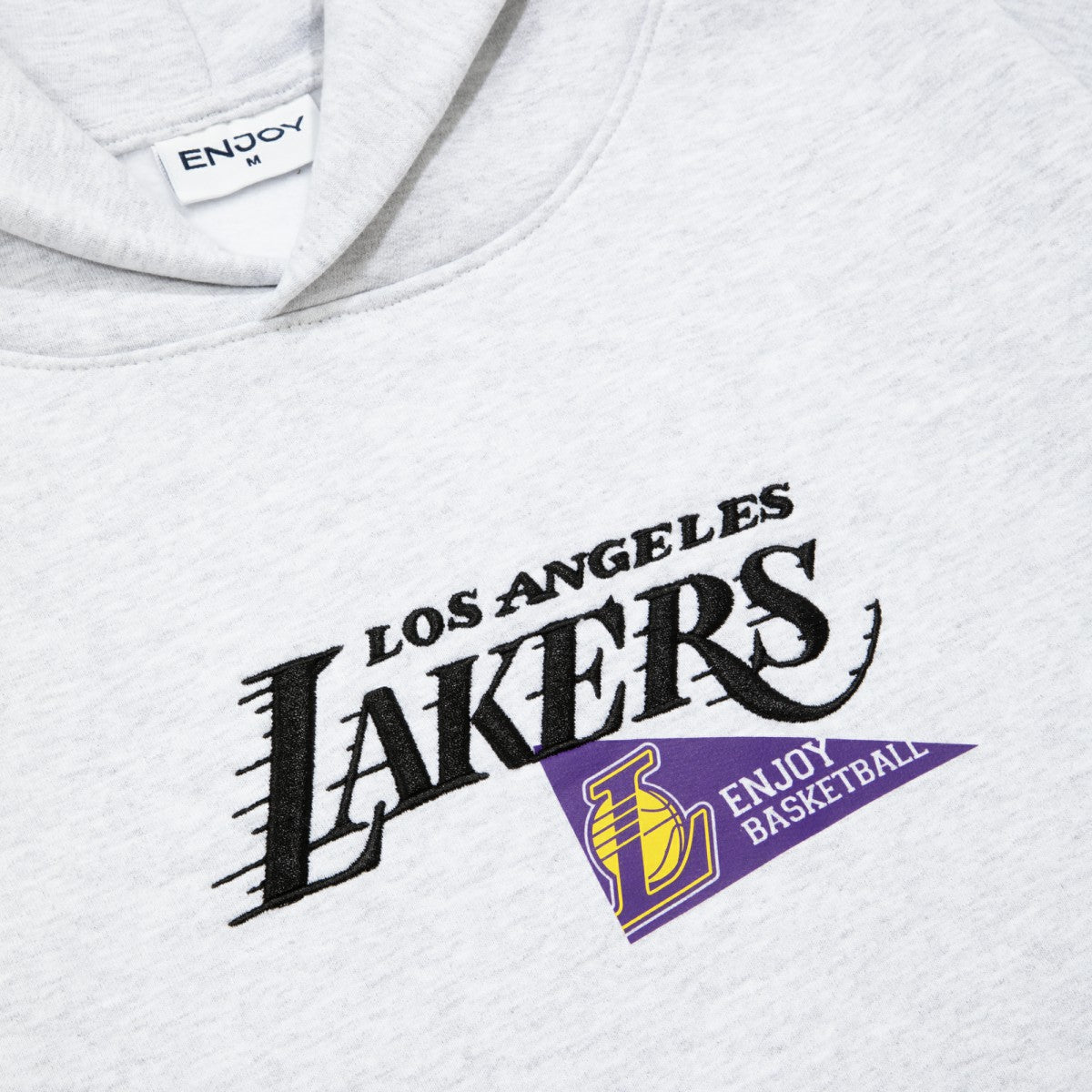 Enjoy Basketball x Los Angeles Lakers Unisex Hoop Enthusiast Capsule Collection Pullover Hoodie - Heather Gray shop | NBA