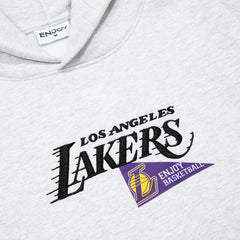 Enjoy Basketball x Los Angeles Lakers Unisex Hoop Enthusiast Capsule Collection Pullover Hoodie - Heather Gray shop | NBA