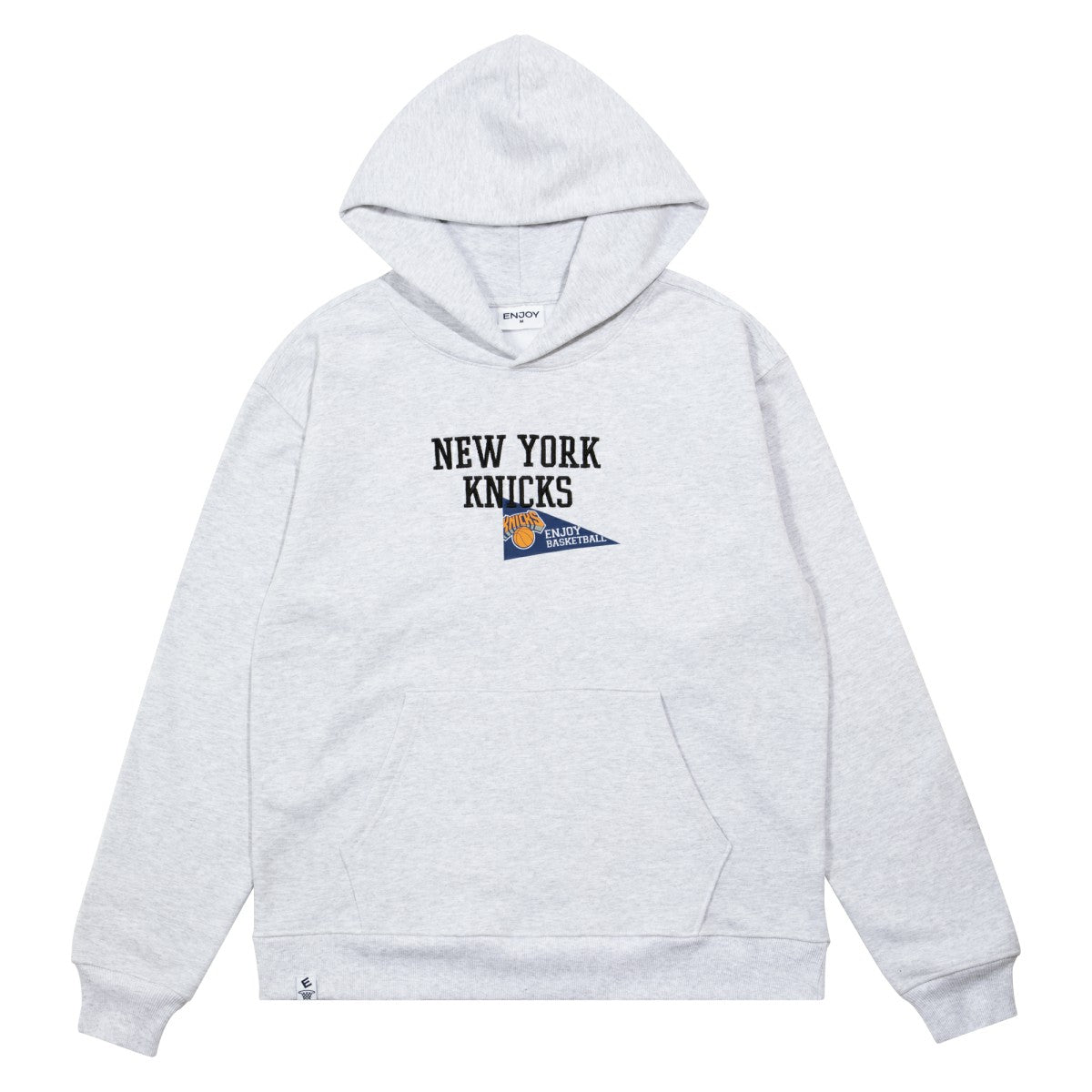 Enjoy Basketball x New York Knicks Unisex Hoop Enthusiast Capsule Collection Pullover Hoodie - Heather Gray outlet | NBA