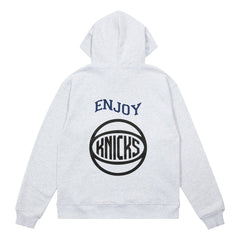 Enjoy Basketball x New York Knicks Unisex Hoop Enthusiast Capsule Collection Pullover Hoodie - Heather Gray outlet | NBA