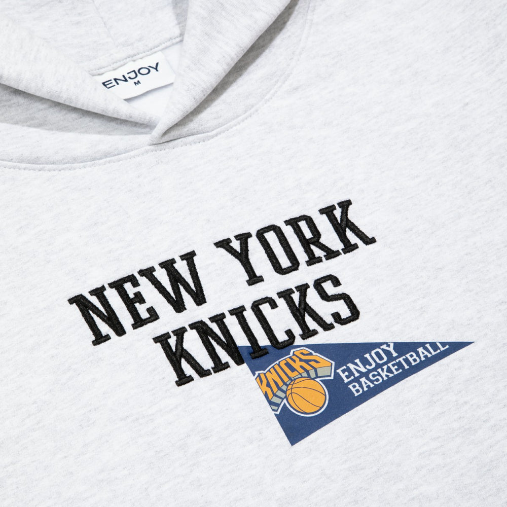 Enjoy Basketball x New York Knicks Unisex Hoop Enthusiast Capsule Collection Pullover Hoodie - Heather Gray outlet | NBA