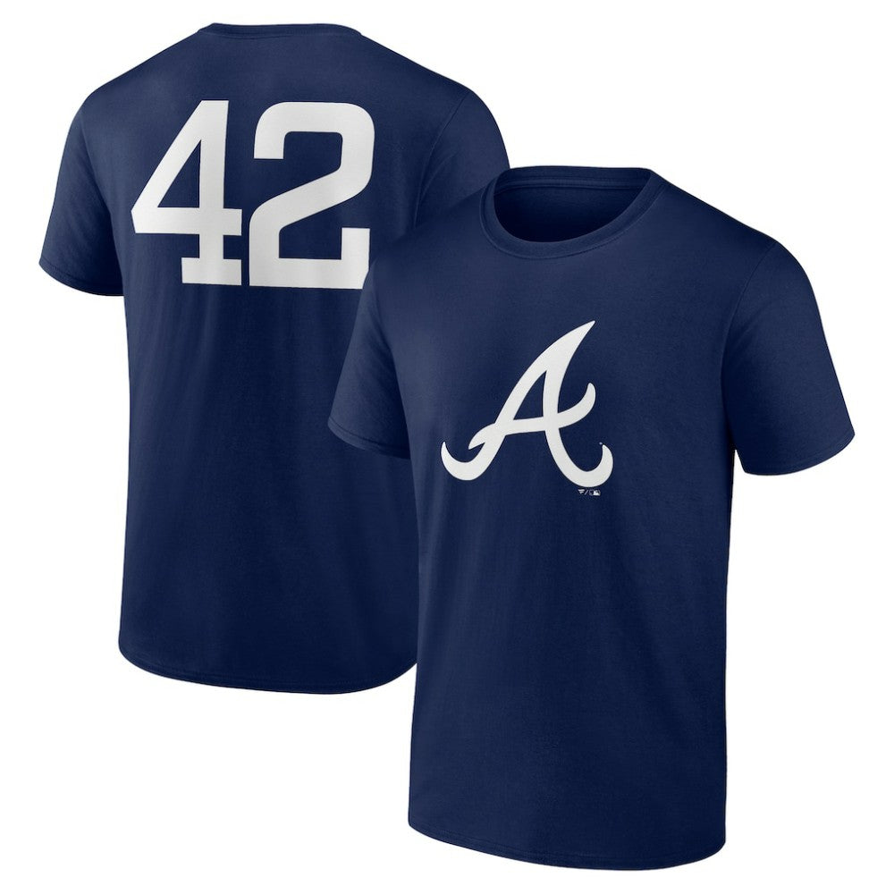 Atlanta Braves Jackie Robinson Day Name & Number T-Shirt - MLB T-shirts