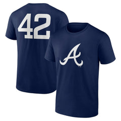 Atlanta Braves Jackie Robinson Day Name & Number T-Shirt - MLB T-shirts