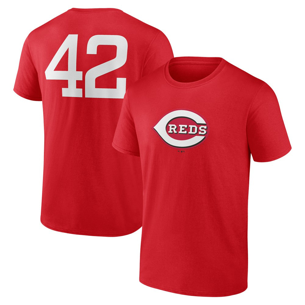 Cincinnati Reds Jackie Robinson Day Name & Number T-Shirt - MLB T-shirts