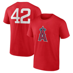 Los Angeles Angels Jackie Robinson Day Name & Number T-Shirt - MLB T-shirts