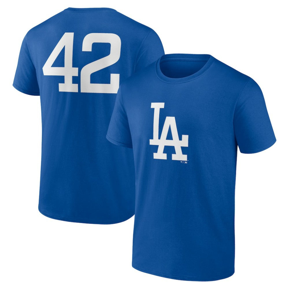 Los Angeles Dodgers Jackie Robinson Day Name & Number T-Shirt - MLB T-shirts
