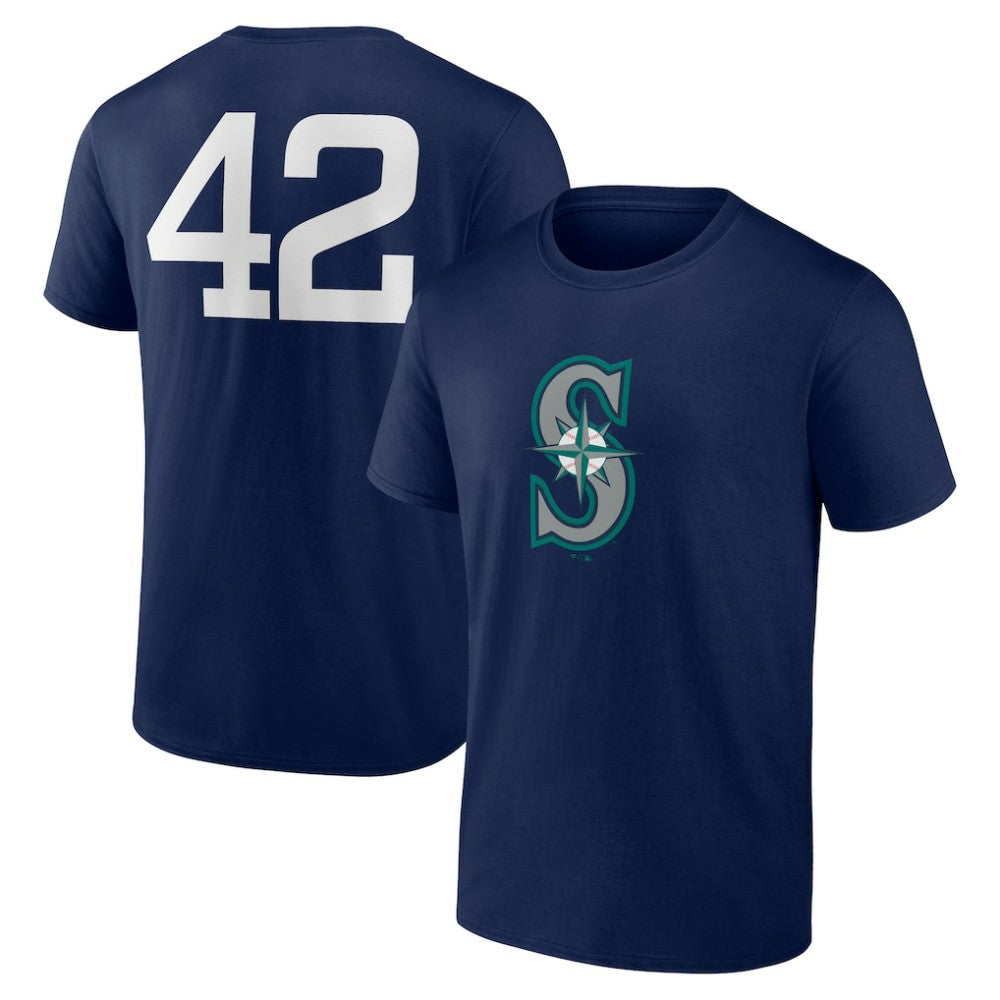 Seattle Mariners Jackie Robinson Day Name & Number T-Shirt - MLB T-shirts