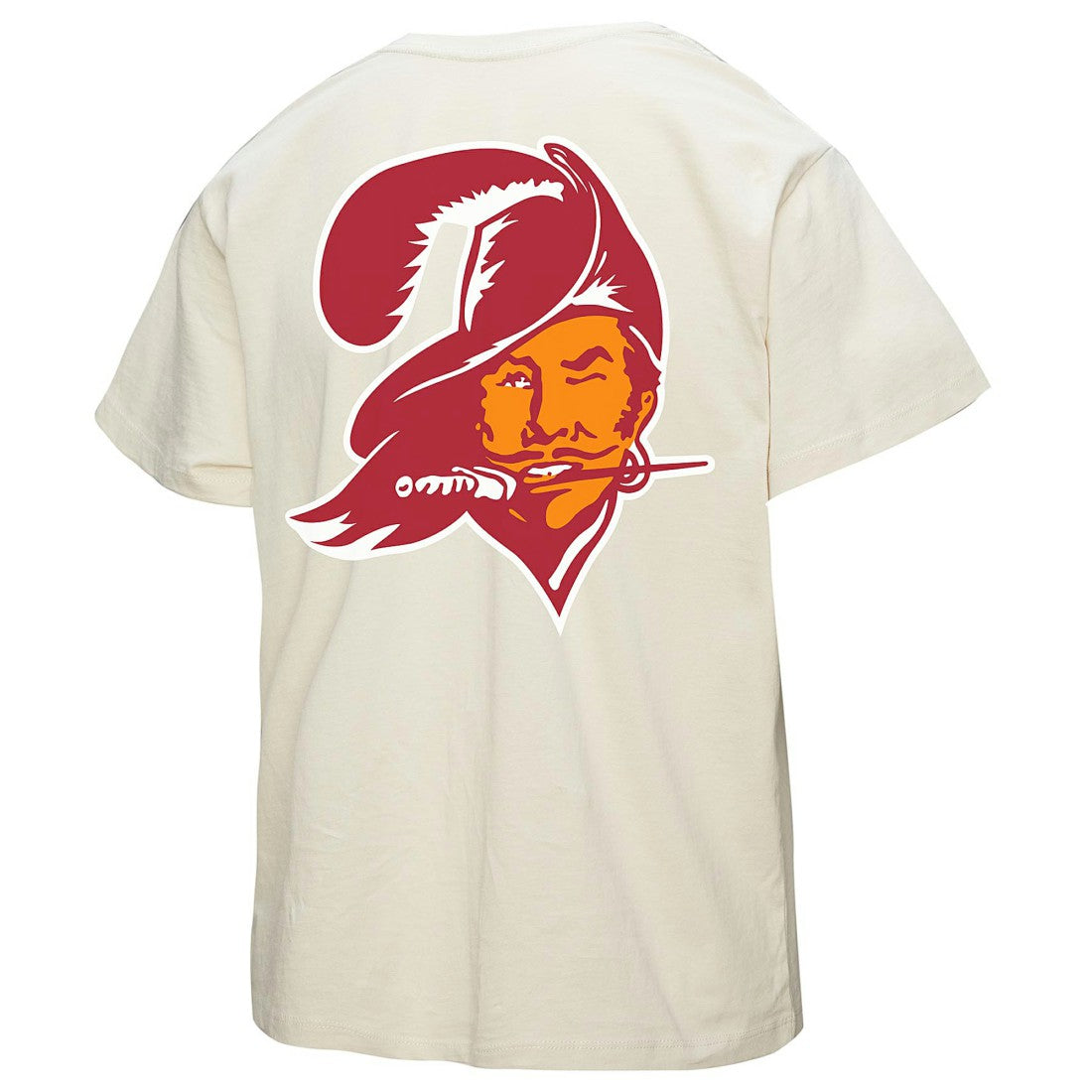 Tampa Bay Buccaneers Women's 50th Season Pirate Oversized Boyfriend T-Shirt | NFL Outlet