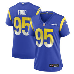 Los Angeles Rams Poona Ford  Women's Team Game Jersey | NFL Sale